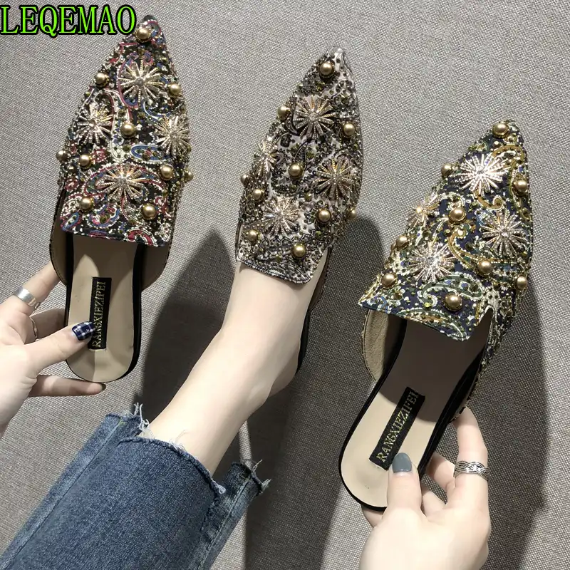 Venta > zapatos bajos en punta para mujer > en stock