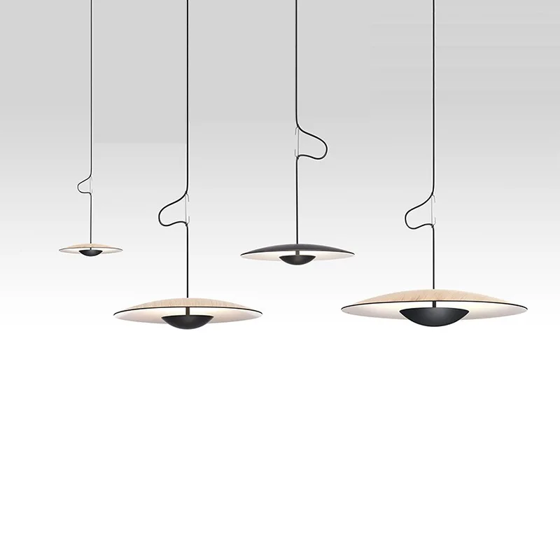 

Nordic Creative Led Aluminum Biscuit Chandelier Post-modern Bar Bedroom Restaurant Decorative Light Cosmos Lights Free Shipping