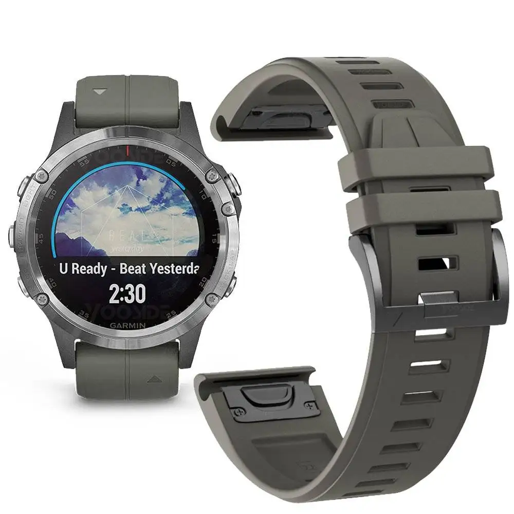 Fenix-pulseira de relógio de silicone, bracelete de