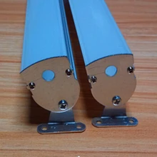 2 м/шт. 33 шт./лот светодиодный алюминиевый профиль для светодиодного линейного светильник, светодиодная алюминиевая полоса канала, водонепроницаемый алюминиевый корпус