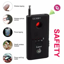 Leshp CC308 + полный спектр Беспроводной Камера GPS Анти-шпион Ошибка Обнаружения радиочастотного сигнала детектор GSM устройства Finder ЕС США Plug встроенный Батарея