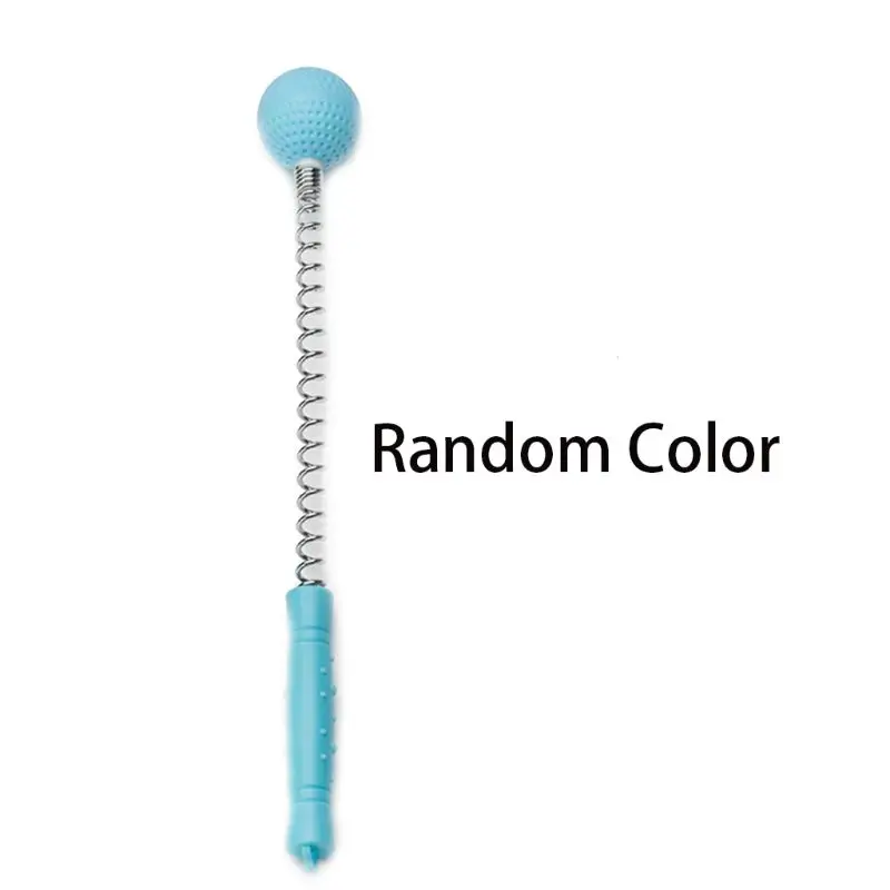 

Massage Hammer Golf Ball Spring Elastic Silicone Non Slip Health Care Fatigue Relief Stress Relieve Neck Care Tool