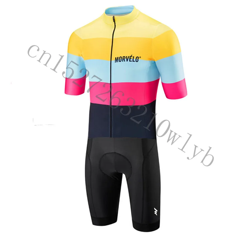 21 стиль Горячая Morvelo ropa ciclismo летняя новая КОМАНДА триатлон, Велоспорт Skinsuit Ciclismo Hombre короткий рукав MTB велосипедная одежда - Цвет: 1