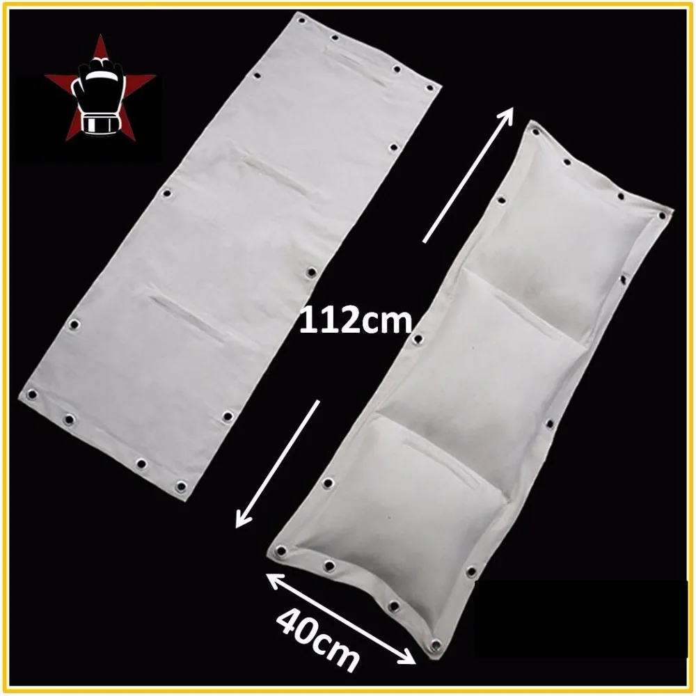 Billige Heavy Duty Bruce lee Wing Chun Mann 3 Abschnitte Boxsack Kung Fu Kampfkunst Boxen Kick Wand Tasche sand Tasche