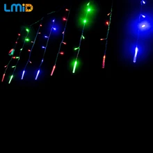 Luces De Navidad 4M 120LEDs LED Curtain String Light AC220V Holiday Decoration Lamp New Year Christmas Lights Outdoor Lighting