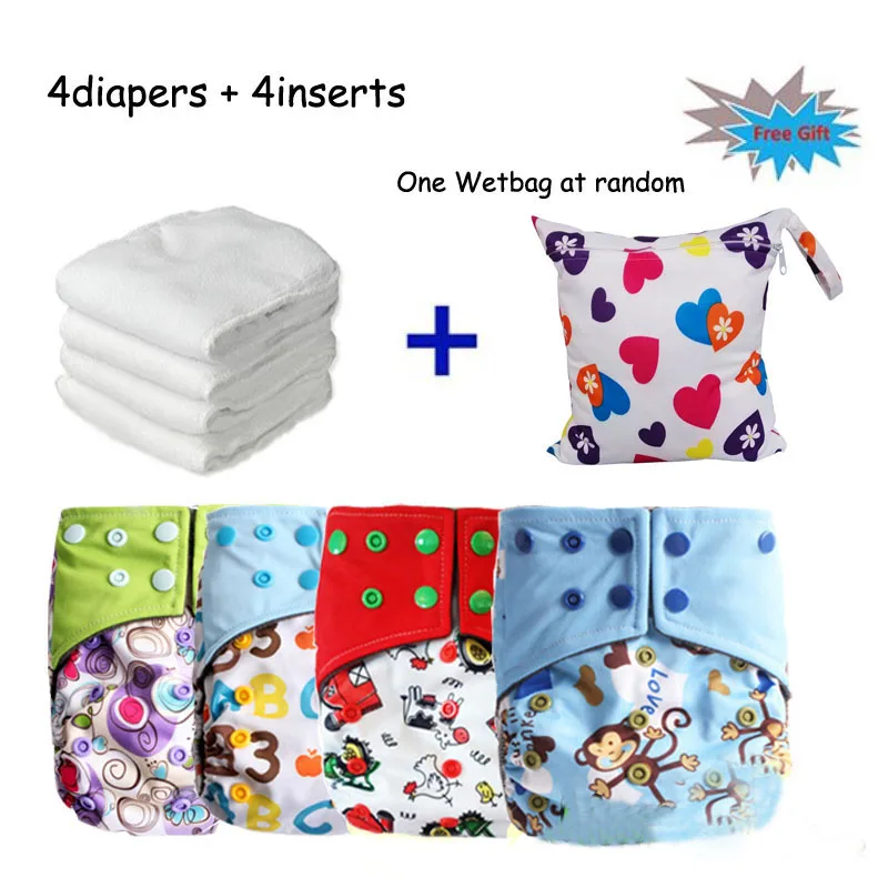 Baby Nappies Cloth Diaper Cover Reusable Diapers Waterproof Diaper