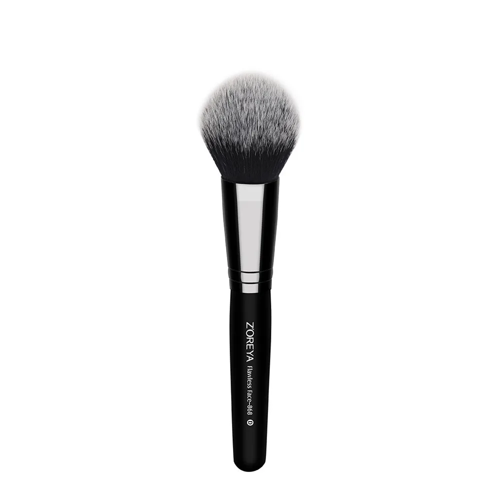 

1 Pcs Professional Face Blush Makeup Brushes Black Wooden Foundation Make up Brushes Tool