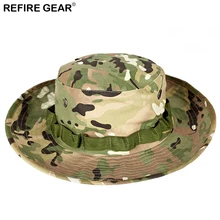 Летняя уличная камуфляжная мужская шляпа-Панама камуфляжная шляпа с широкими полями для рыбалки, Пешие прогулки, дышащая Кепка для кемпинга, охоты, страйкбола