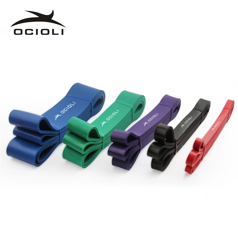 

Set of 5 Power Resistance Bands Natural Latex Athletic Rubber Assisted Pull Up Band Crossfit Heavy Duty Powerlifting Bands