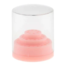 Professional Mini 48 Holes Nail Drill Bit Holder Stand Display Nail Art Manicure Container Storage