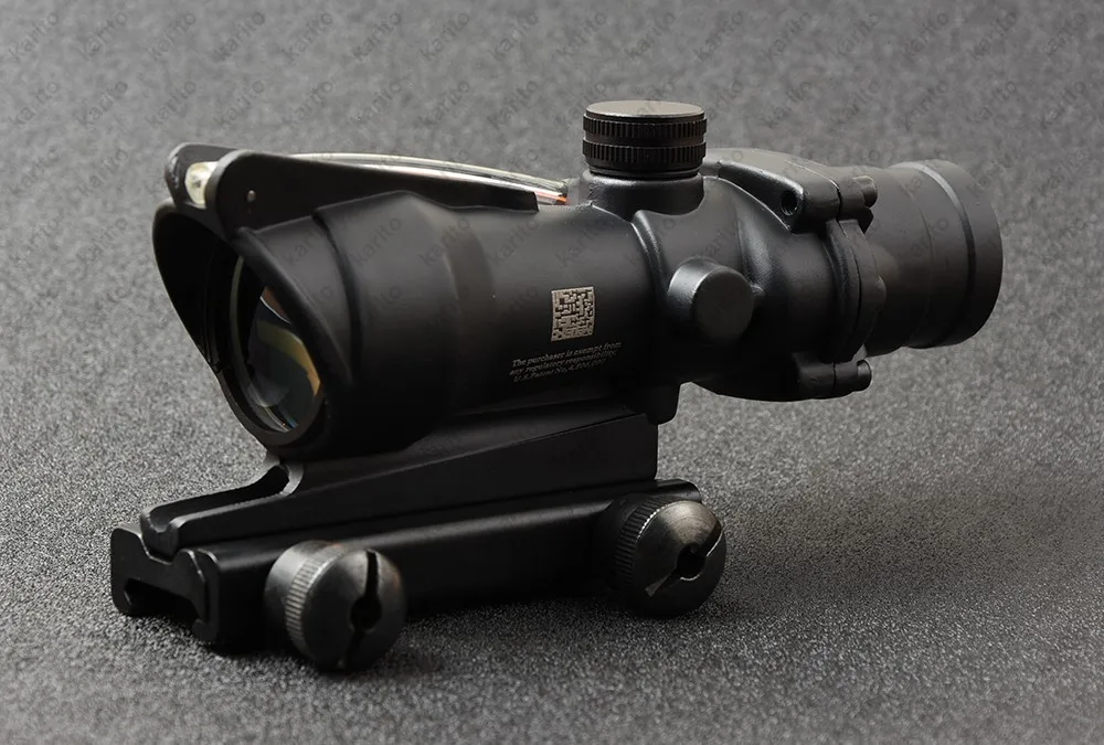 

Tactical trijicon acog style 4x32 Rifles Scope with 20mm Picatinny Weaver Rail Mount Base M5858
