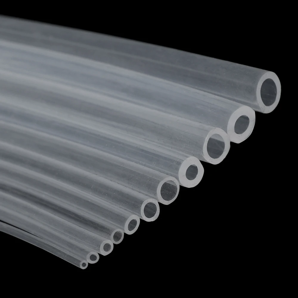 

Flexible 1 Meter 2 3 4 5 6 7 8 10 mm Out Diameter Flexible Silicone Tube Food Grade Transparent Silicone Rubber Hose