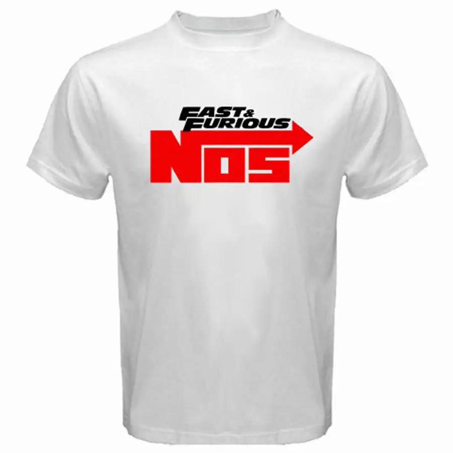 New NOS Nitrous Oxide Systems Fast and Furious Men's White T Shirt Size