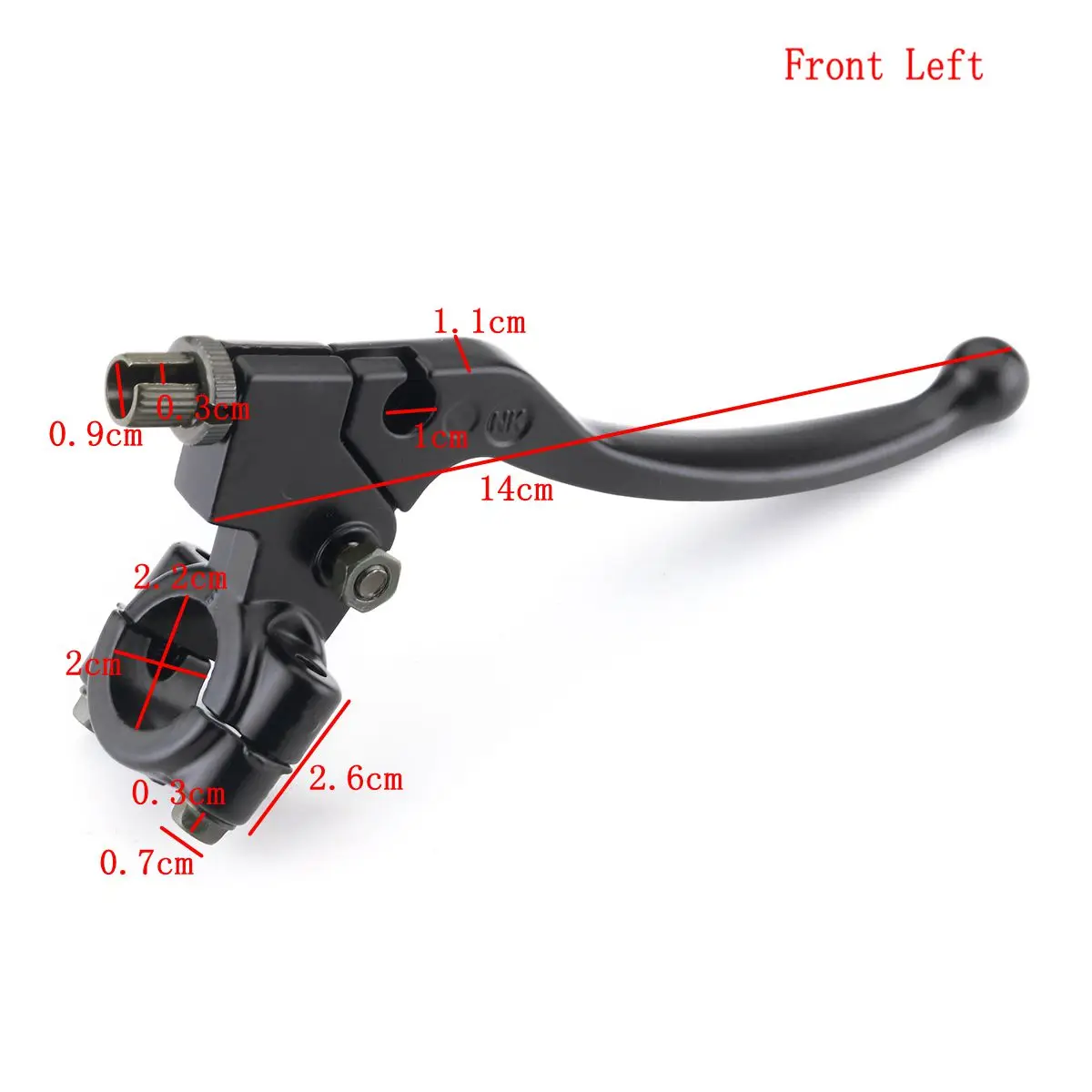 Embrague de palanca de freno de motocicleta negro izquierdo/derecho para HONDA C/CR/CRF/XL 1977-2016