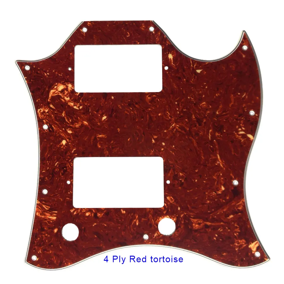 Pleroo гитарные Запчасти-для Gib standard SG Full Face Гитара Pickguard Route PAF Humbuckers Scratch Plate