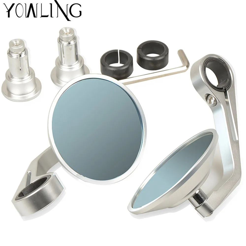 YOWLING Motorcycle Bike Bar Ends Side Mirrors Fit Sports Racing Bike