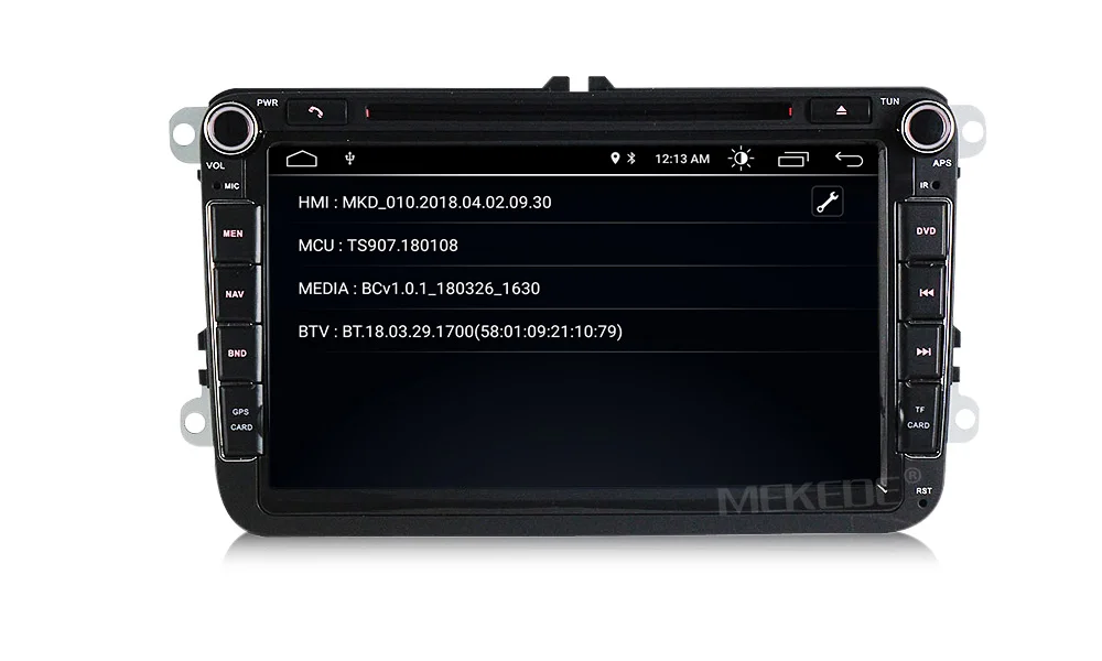 Clearance Android 9.0 quad core 1024*600 car dvd player for skoda VWPOLO GOLF 5 6 PASSAT CC TIGUAN TOURAN Fabia Caddy free shipping 18