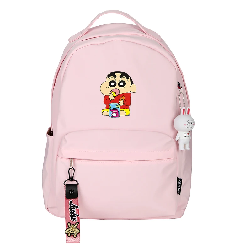 Crayon shin-chan impressão mochila kawaii crianças sacos