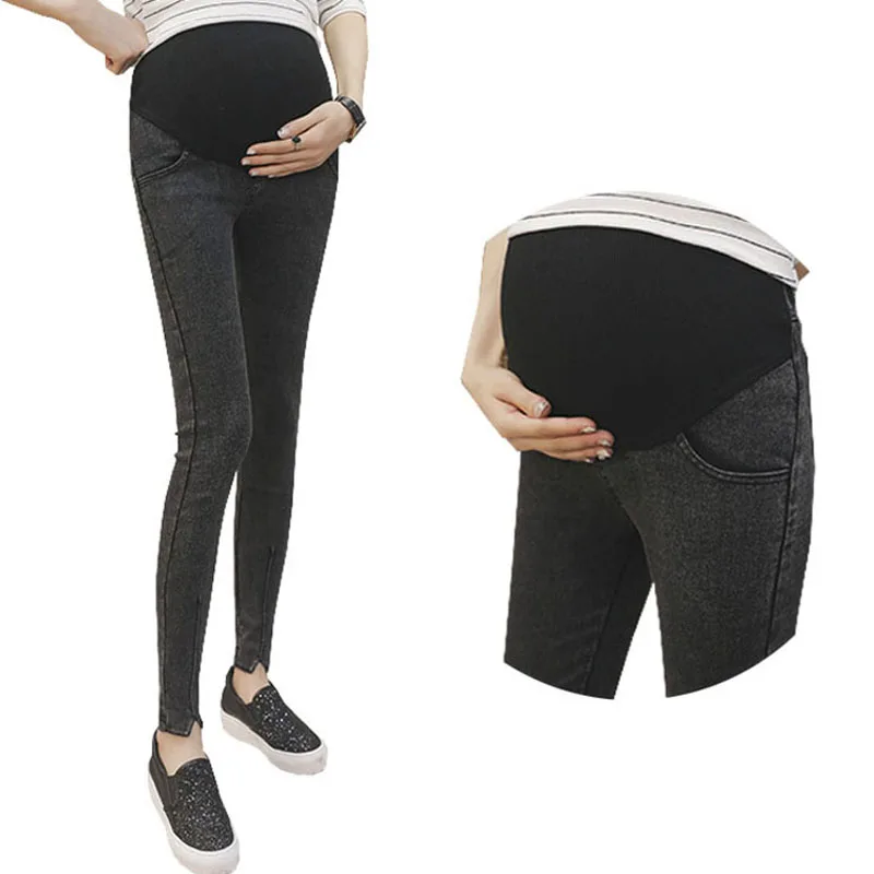 

Abdominal Trousers For Pregnant Women Clothes Maternity Pants Denim Jeans Pregnancy Leggings Stretch Ropa Premama Gravida Wear