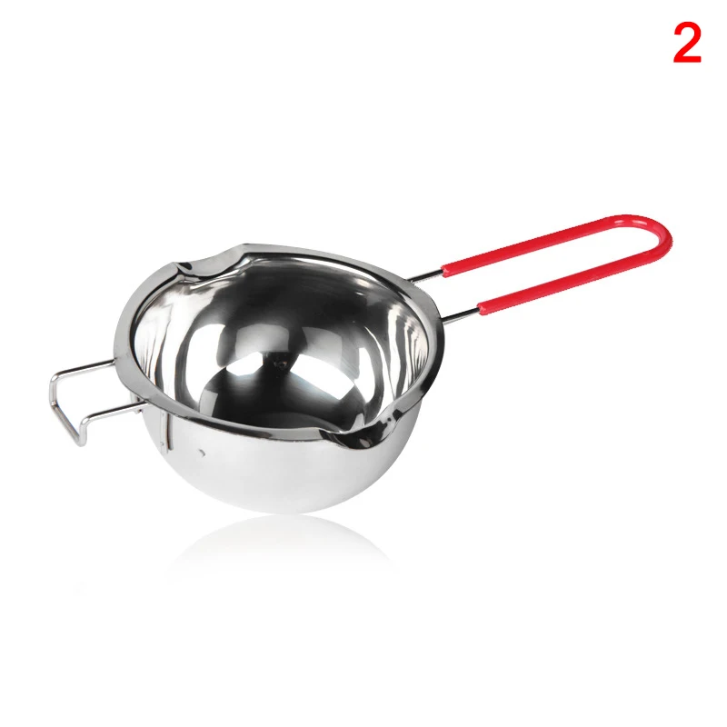 1pc Hook Design Stainless Steel Bowl Butter Chocolate Melting Pot Heating Spoon Pan DAG-ship