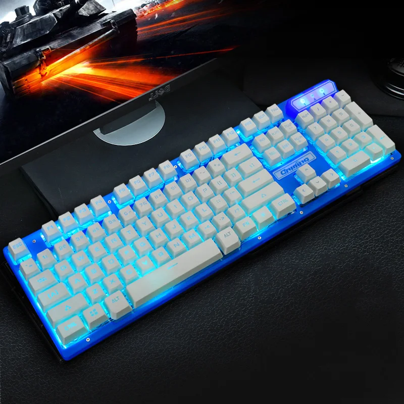 Клавиатура игровая Механическая с подсветкой 104 клавиш USB|Клавиатуры| |
