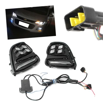 

Motorbikes LED Daytime Running Light w/ Turn Signal Driving Lamp For Chevrolet Cavalier 2016 2017 1 Pair