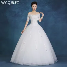 LYG-Y20# на заказ кружевное длинное красное и белое свадебное платье новое платье с открытыми плечами платья подружки невесты Китай
