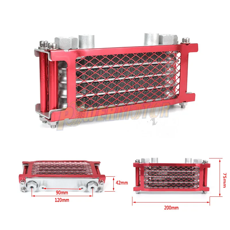Радиатор охлаждения масла мотоцикла обогреватель, масляный радиатор набор для 50 70 90 110 125 140cc Байк обезьяна велосипед DAX мини-мотоцикл ATV мотор