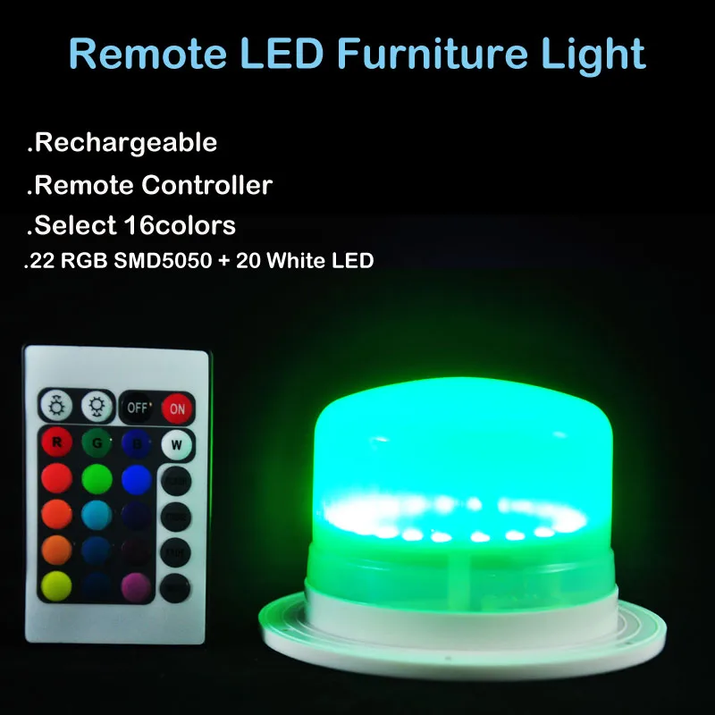 Green LED Furniture Light With Remote