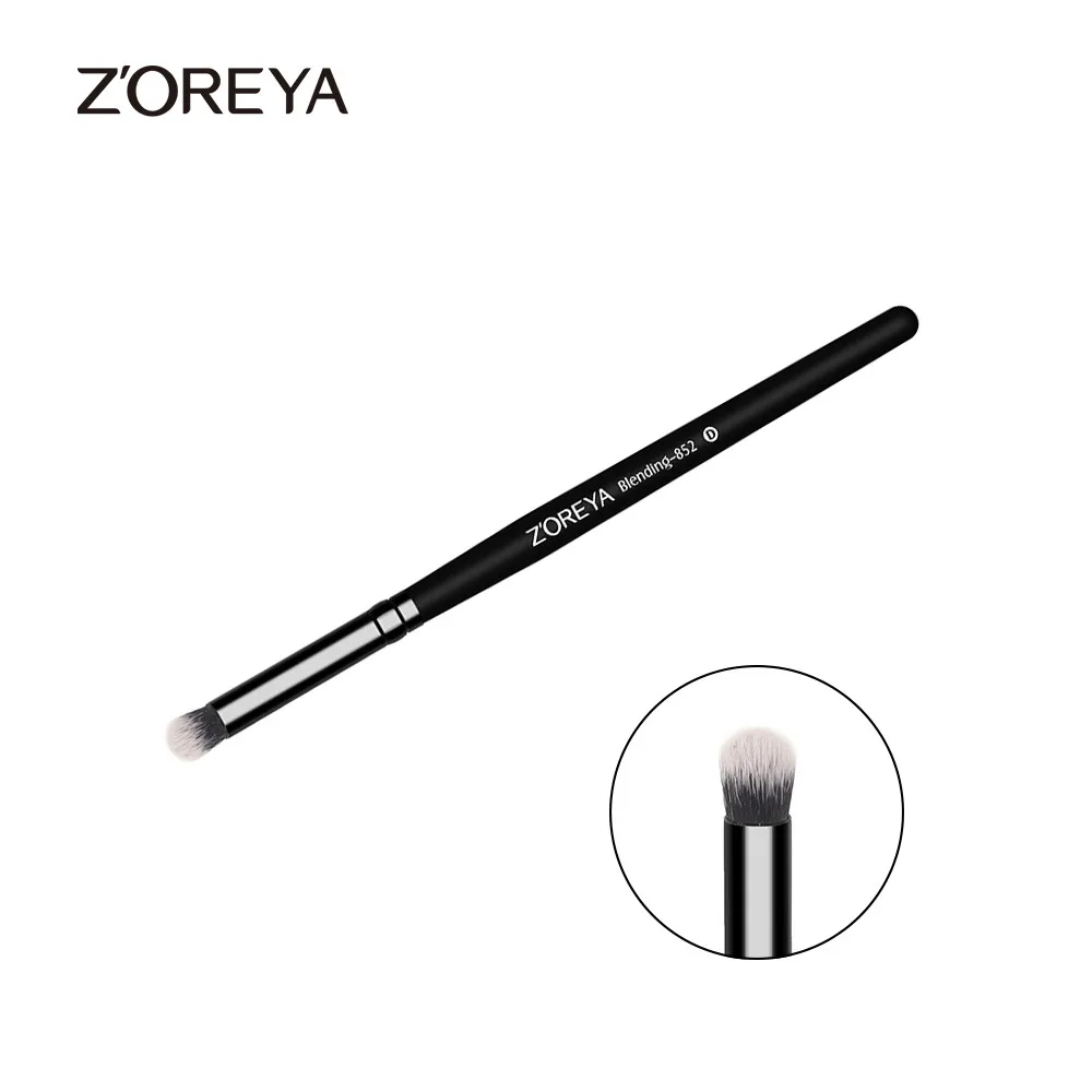 

ZOREYA Brand Eye shadow Blending Makeup Brush Classic Black Wooden Handle Soft Synthetic Hair Cosmetic Brushes For Beauty