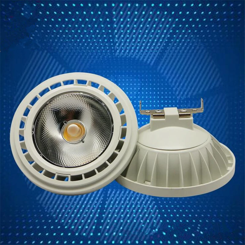 (10 шт./лот) Dimmable AR111 15 Вт COB LED прожектор ES111 QR111 GU10 лампа теплый белый холодный