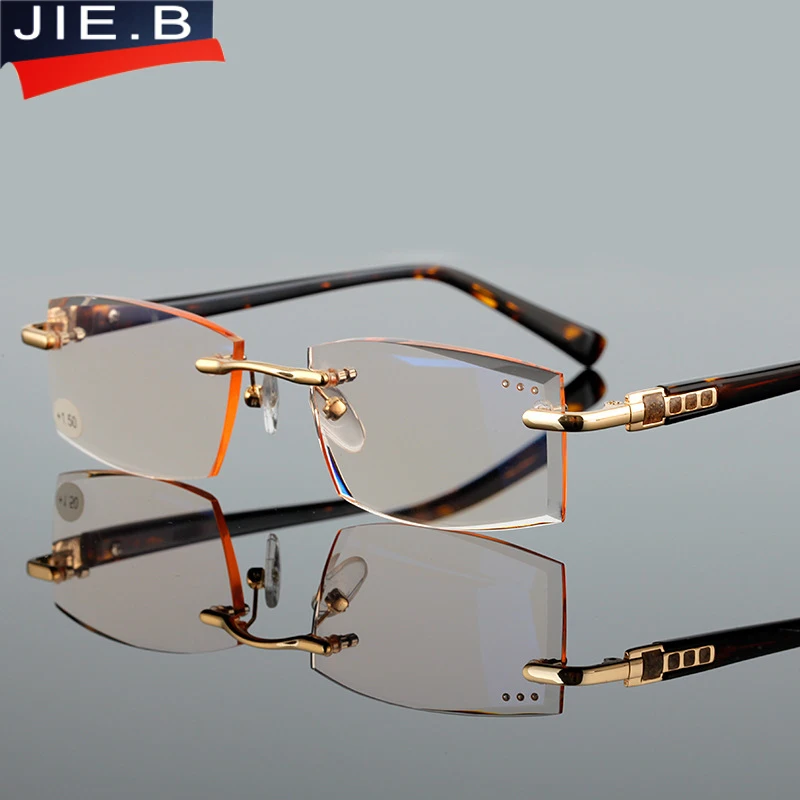 Gafas de lectura cuadradas de alta calidad para hombre con lentes de presbiopía de corte especial para hombre Gafas de lectura cuadradas de alta calidad para hombre con lentes de presbiopía de corte especial para hombre