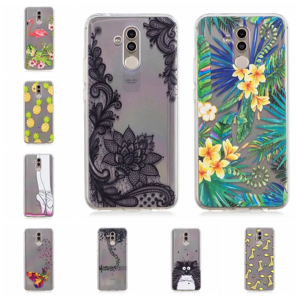 

high quality Silicone TPU Case For Huawei P Smart 2019 Honor 8X Honor 8C phone cases Printed Cover Coque funda etui