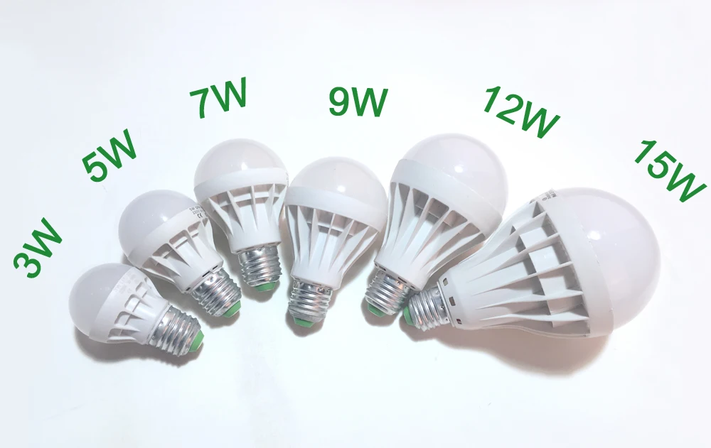 Cheapest home lighting lampadas led led lamp e27 led bulb light 3W 5W