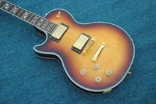 The hottest LP brown tiger left southpaws electric guitar free deliver  The hottest LP brown tiger left southpaws electric guitar free deliver