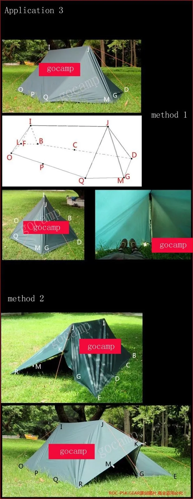 3f ul gear 3x3m брезент Защита от солнца