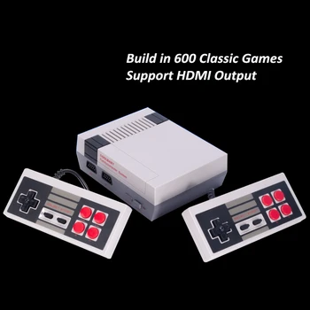 

Retro Mini Video Game Console HDMI/AV Output To TV Game Player Built-in 600 Classic Games With Gamepad
