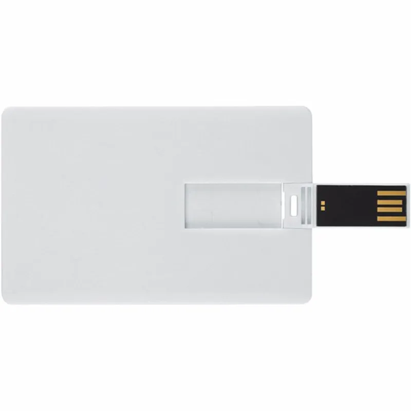 DIY Logo Credit Card usb 2.0 memory u disk plasticsuper thin 4GB 8GB