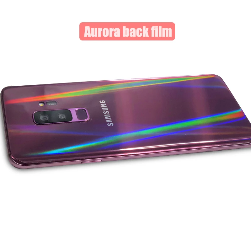 Мягкая задняя пленка BFOLLOW Aurora для Samsung Galaxy S8 S9 Plus/Note 8 9 10 Plus с защитой от