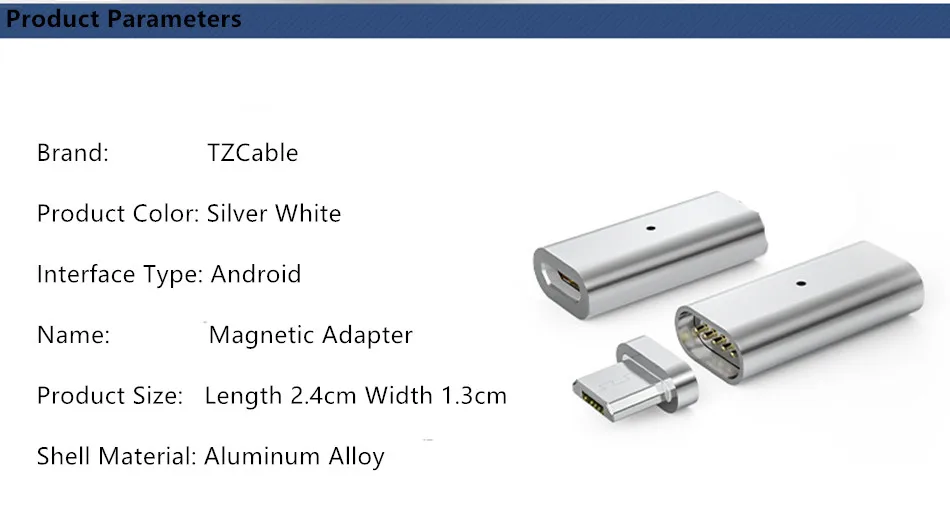 USB адаптер Магнитный адаптер типа C для Xiaomi huawei Android Смартфон быстрая зарядка магнит USB-C кабель адаптер