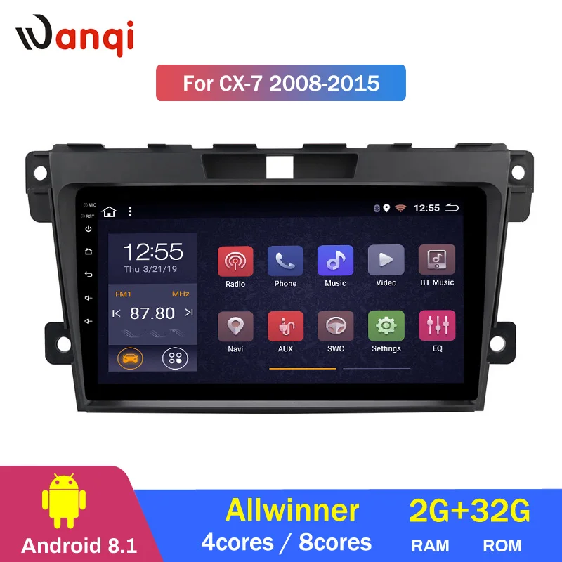 

2G RAM 32G ROM Car Radio Multimedia android 8.1 Video Player Navigation GPS For Mazda Cx-7 cx7 cx 7 2008-2015