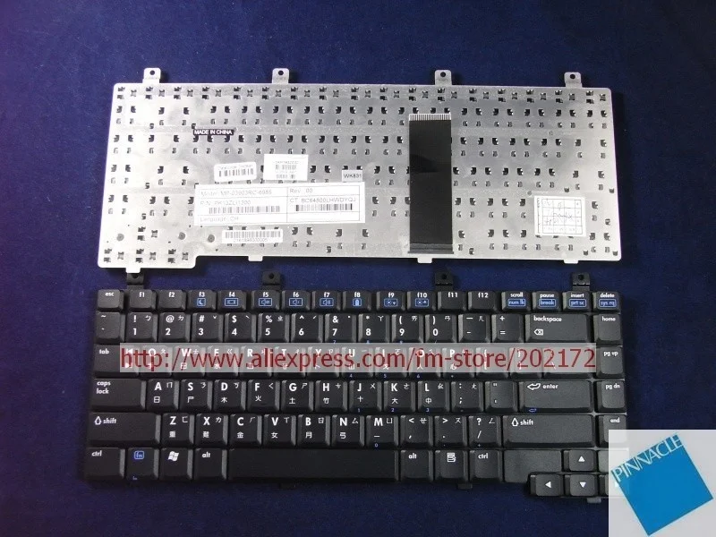 Совершенно новая черная клавиатура ноутбука 393568-AB1 PK13ZLI1300 для HP Compaq nx6115 nx6125 серии