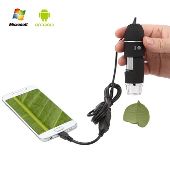 

500 800 1000x USB Digital Microscope Camera Magnification Endoscope OTG with Stand for Samsung Android Mobile Window Radio