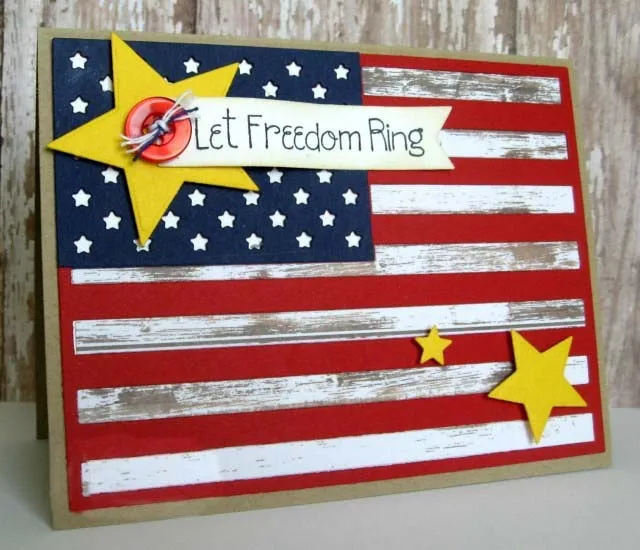 DIY Crafts Scrapbooking Cutting Dies Metal American Flag Stencil for Paper Cards Album snijmal en embossing Troqueles | Дом и сад