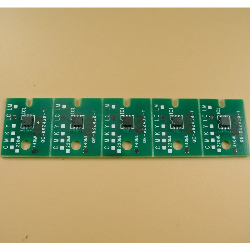 Permanent Eco-Solvent Max Chips for Roland SP300 SP500 BN-20 Auto Reset Chips 4 Colors