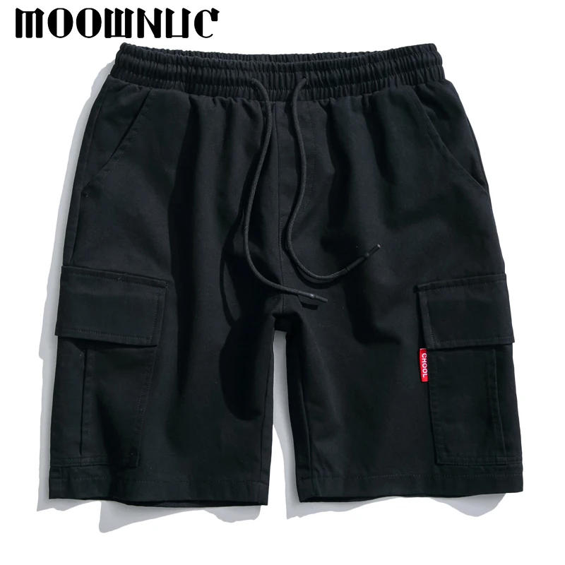 Черный MOOWNUC MWC шорты брюки Для мужчин хлопок молодежная мода популярные Самме 5XL Повседневное пять sub новое поступление