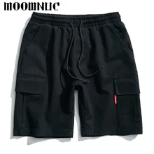 Черный MOOWNUC MWC шорты брюки Для мужчин хлопок молодежная мода популярные Самме 5XL Повседневное пять sub новое поступление