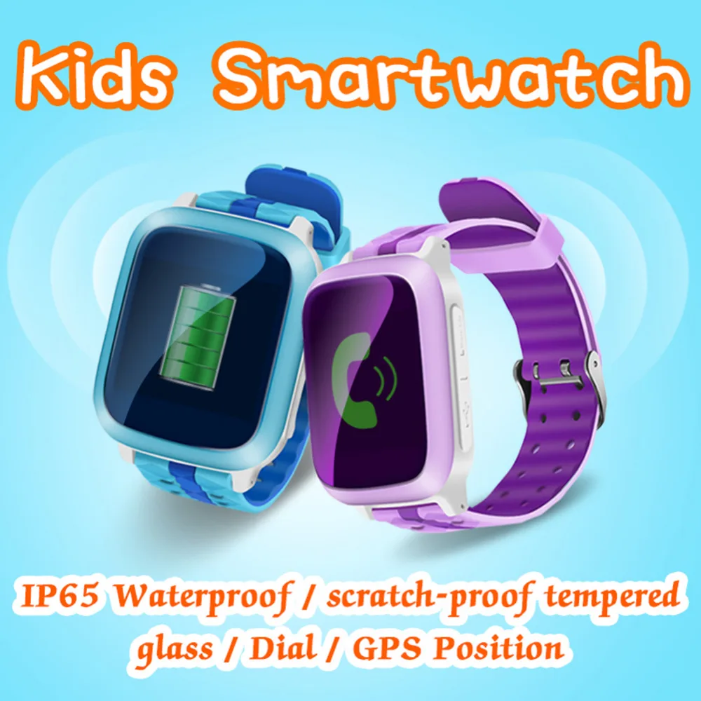 Kinder Smart Uhr mit OSO funktion GPS WiFi Locator Tracker IP67 Wasserdichte Intelligente Armbanduh