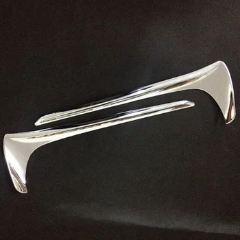 

2x Chrome ABS Car Front Fog Light Lamp Down Eyebrow Strips Cover Trim Styling For Honda Accord 9th 2.0 2.4 2014 2015