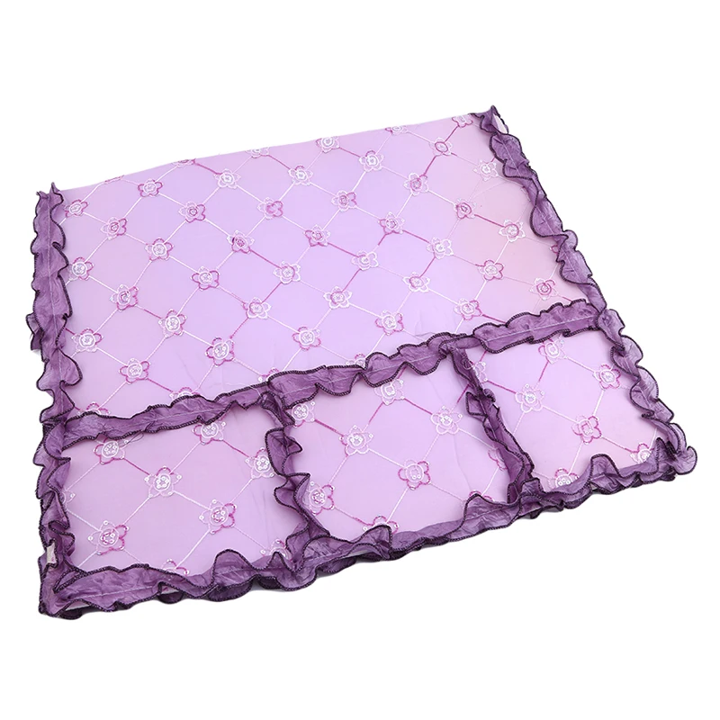 Полиэстер, фиолетовый цветок, крышка для холодильника, полотенце с сумкой для хранения, многоцелевое полотенце, домашнее, пылезащитное покрытие, украшение